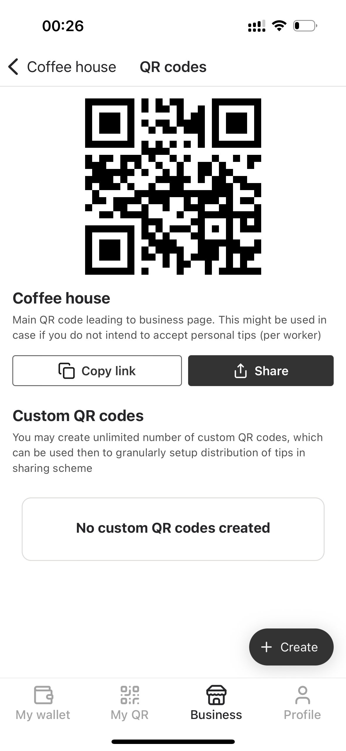Team QR code